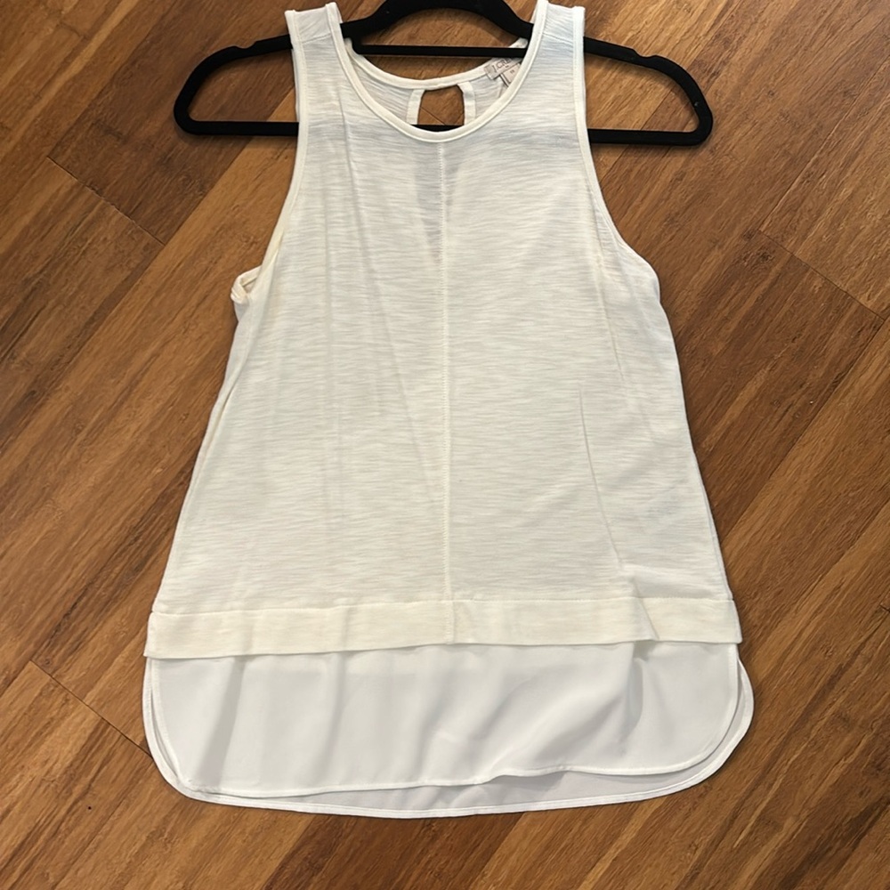 Jcrew cream tank blouse